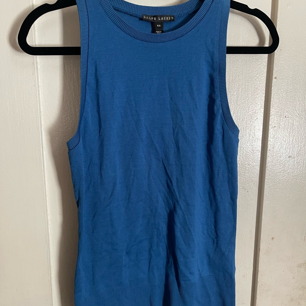 Ralph Lauren Women's Royal Blue Tank Top